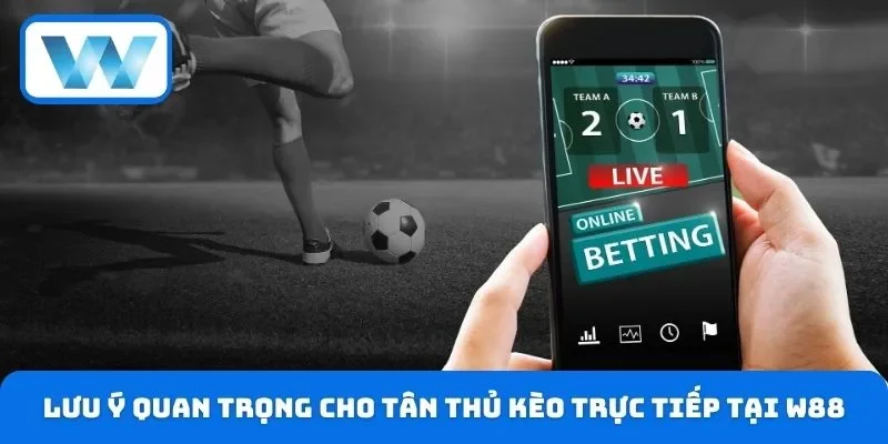 Cách Xem Kèo Live Chuẩn Xác Cho Người Mới Bắt Đầu Cược 5 Lưu ý quan trọng cho tân thủ kèo trực tiếp tại W88